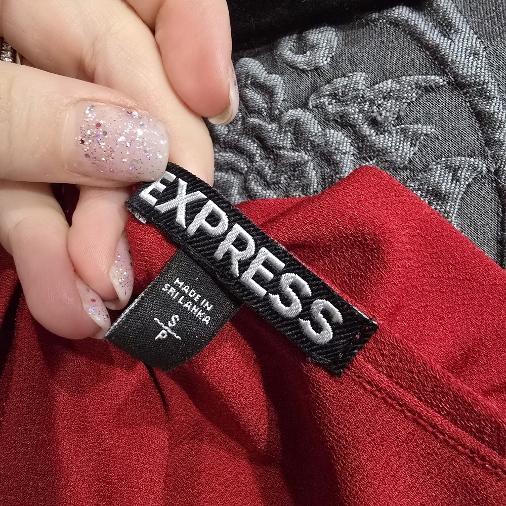 Express Scarlet One-Shoulder Dress - Picture 3 of 3